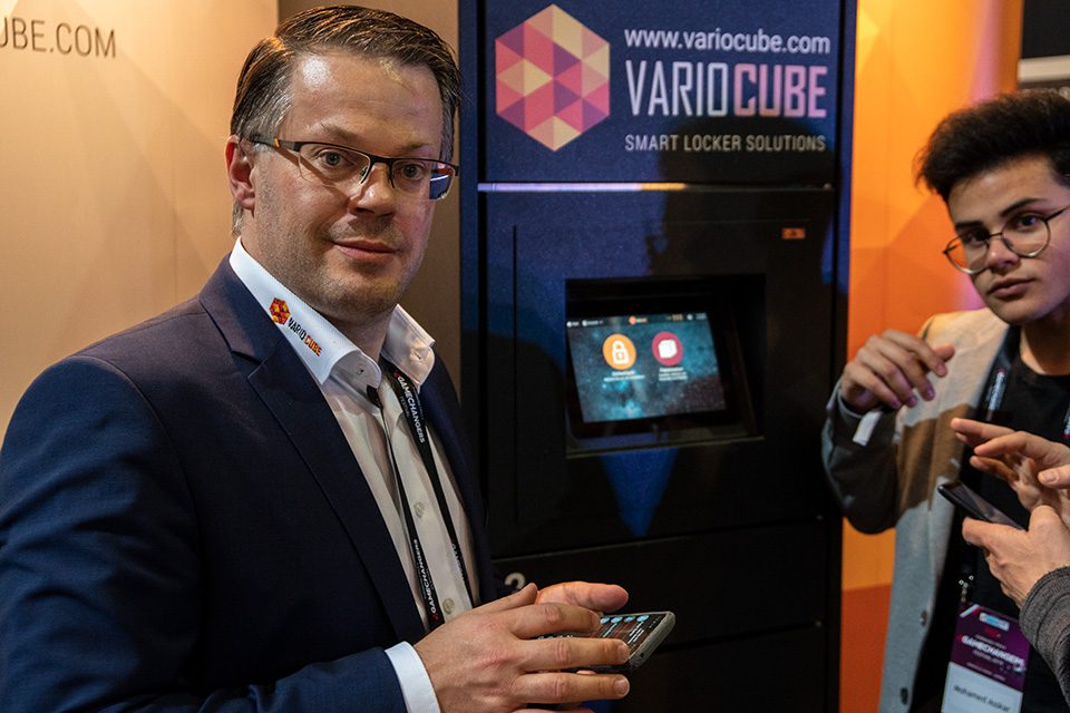 Variocube at a trade fair