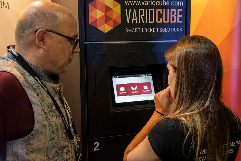 Variocube auf einer Messe