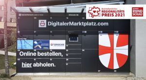 Variocube Abholstation für DigitalenMarktplatz in St. Florian