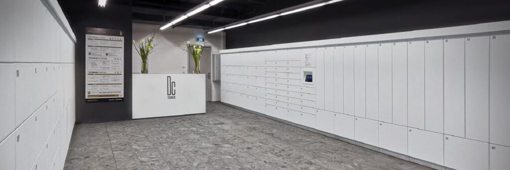 Variocube locker systems for companies