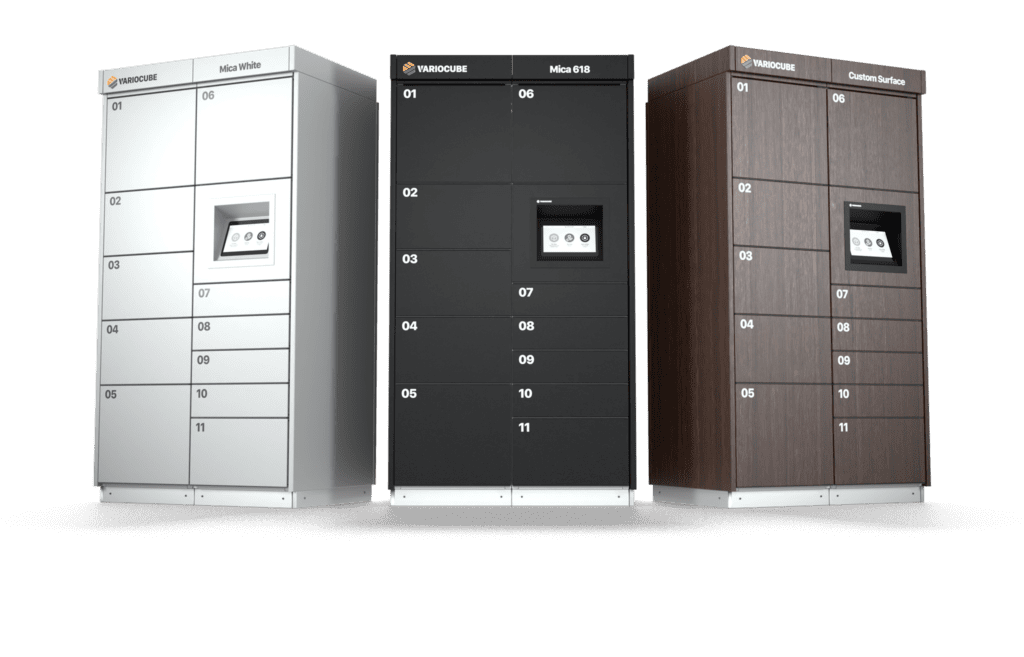 Variocube locker design options