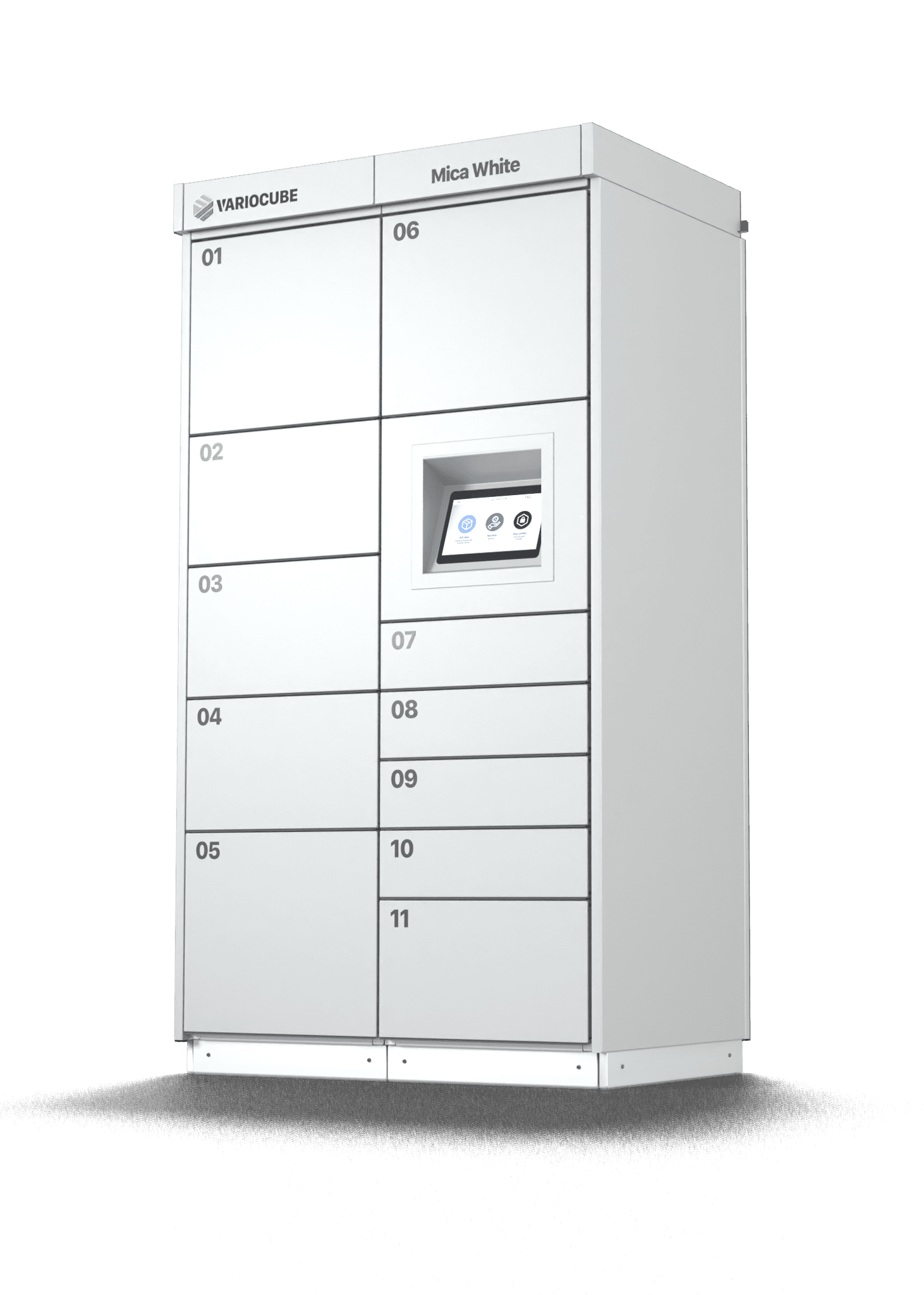 Schranksysteme in Weiss pulverbeschichtet