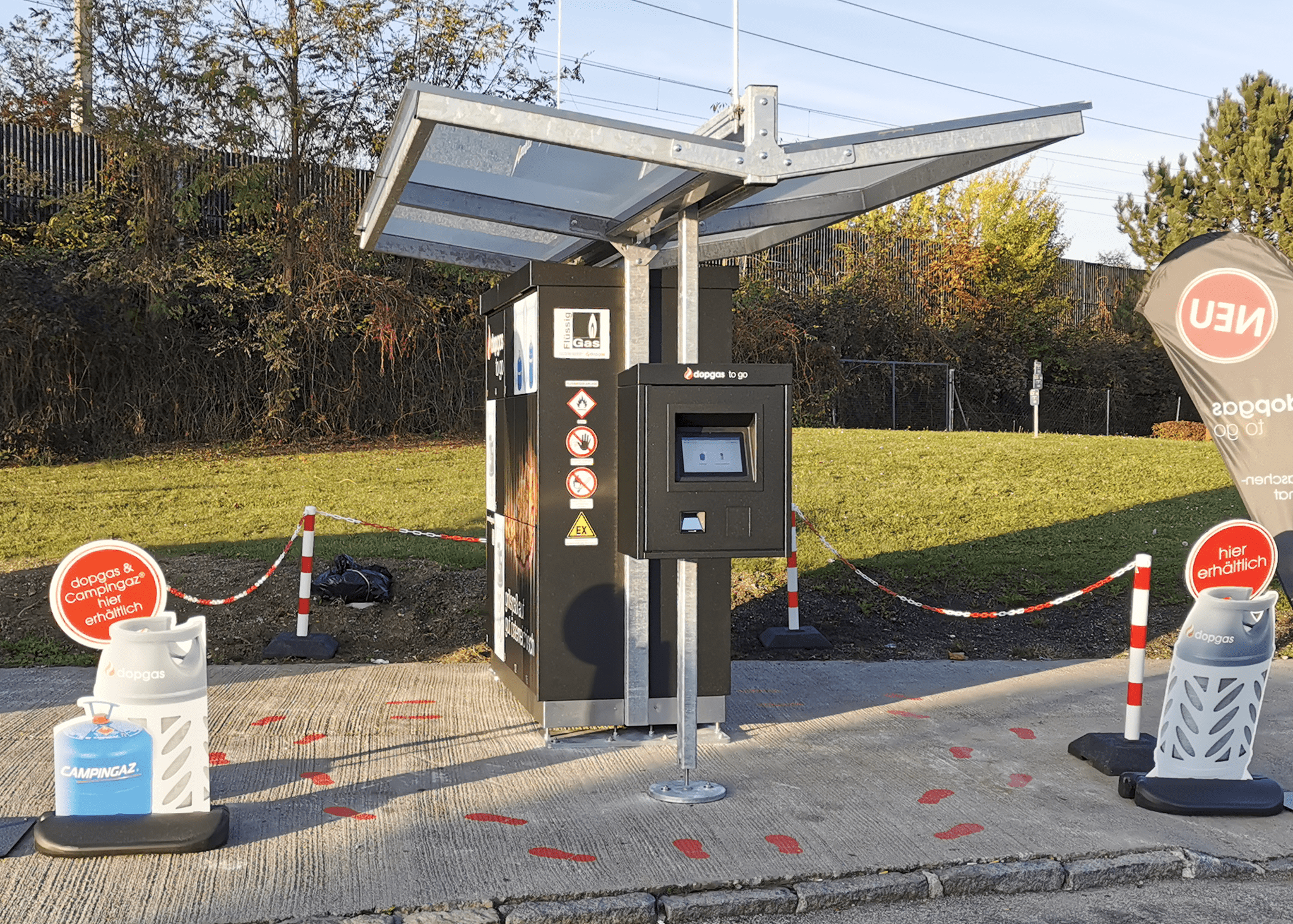 Sie sehen gerade Variocube realisiert Abholstationen für Gasflaschen im Auftrag von Dopgas