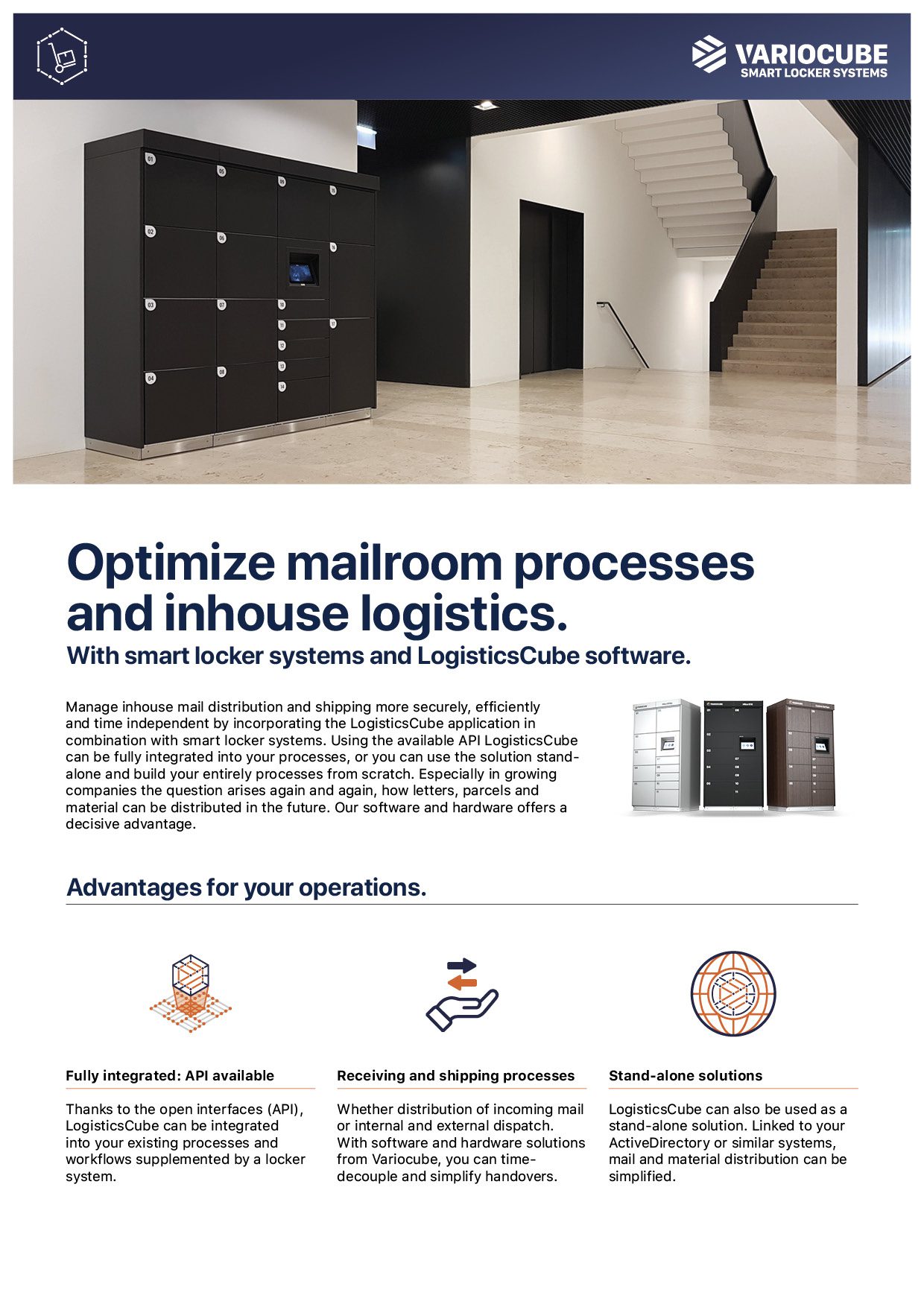 Flyer LogisticsCube Application