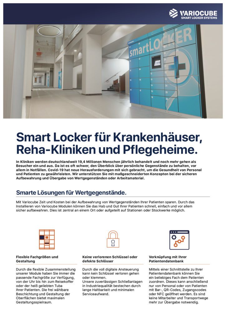 Flyer Kliniken, Krankenhäuser