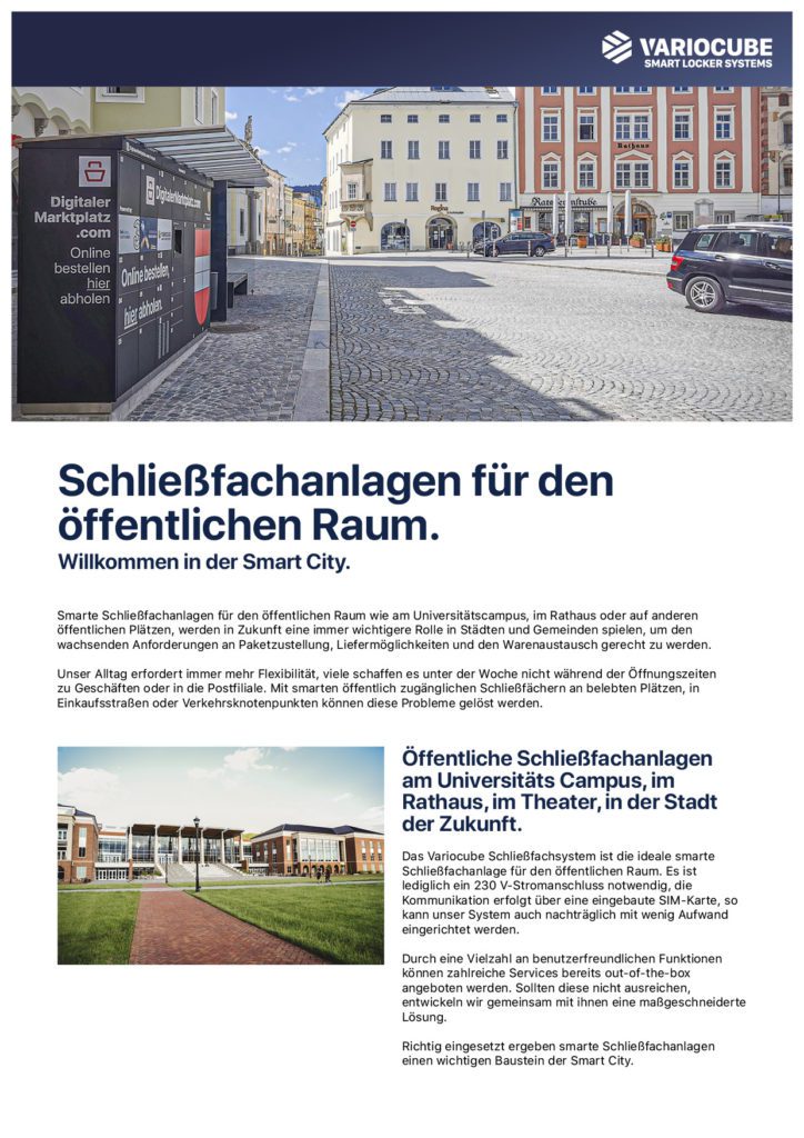 Flyer Öffentlicher Raum