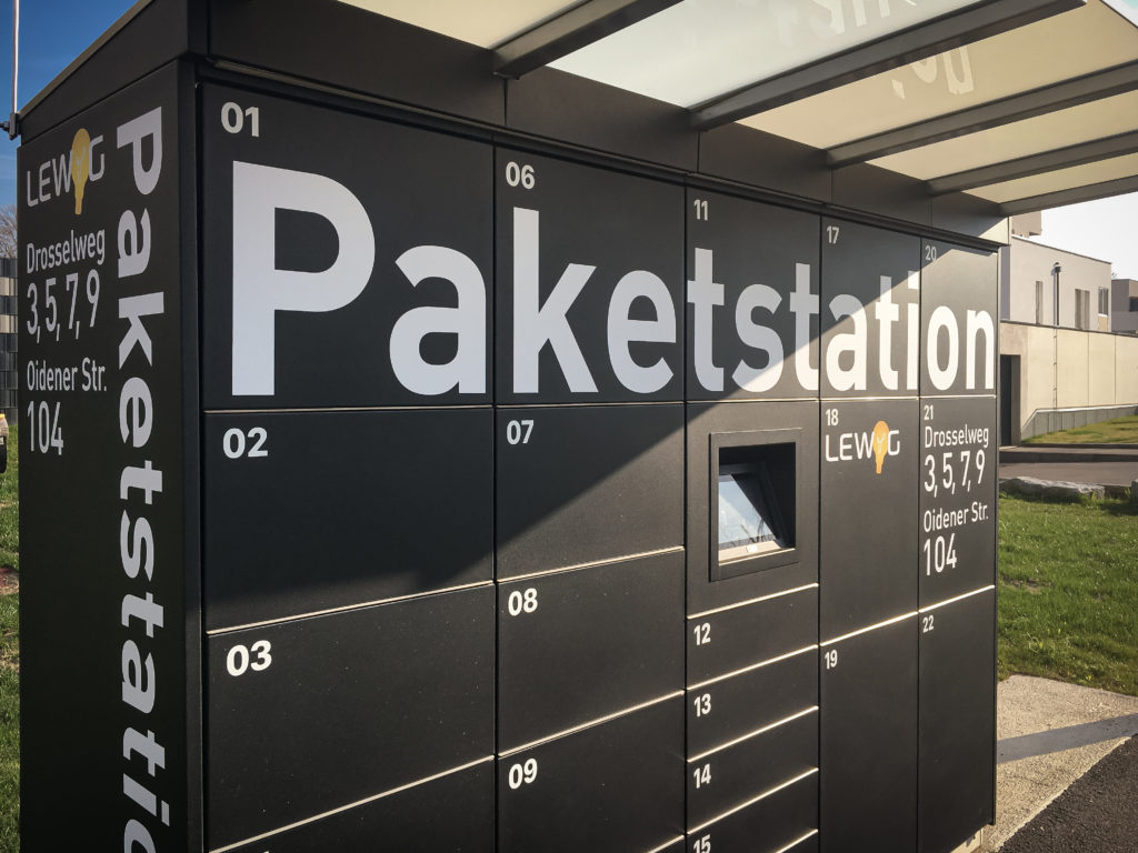 Paketstation für Wohnhausanlage