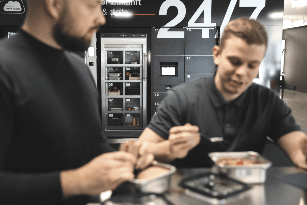 Warme und kalte Speisen 24/7 entnehmen in der SmartKitchen