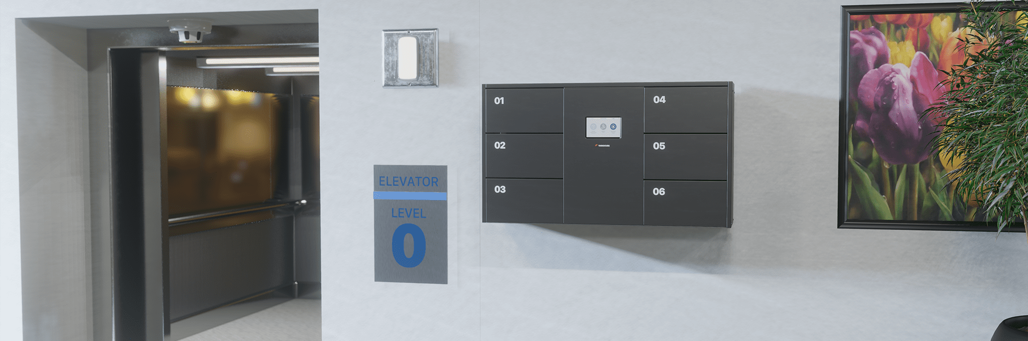 Compact lockers from Variocube
