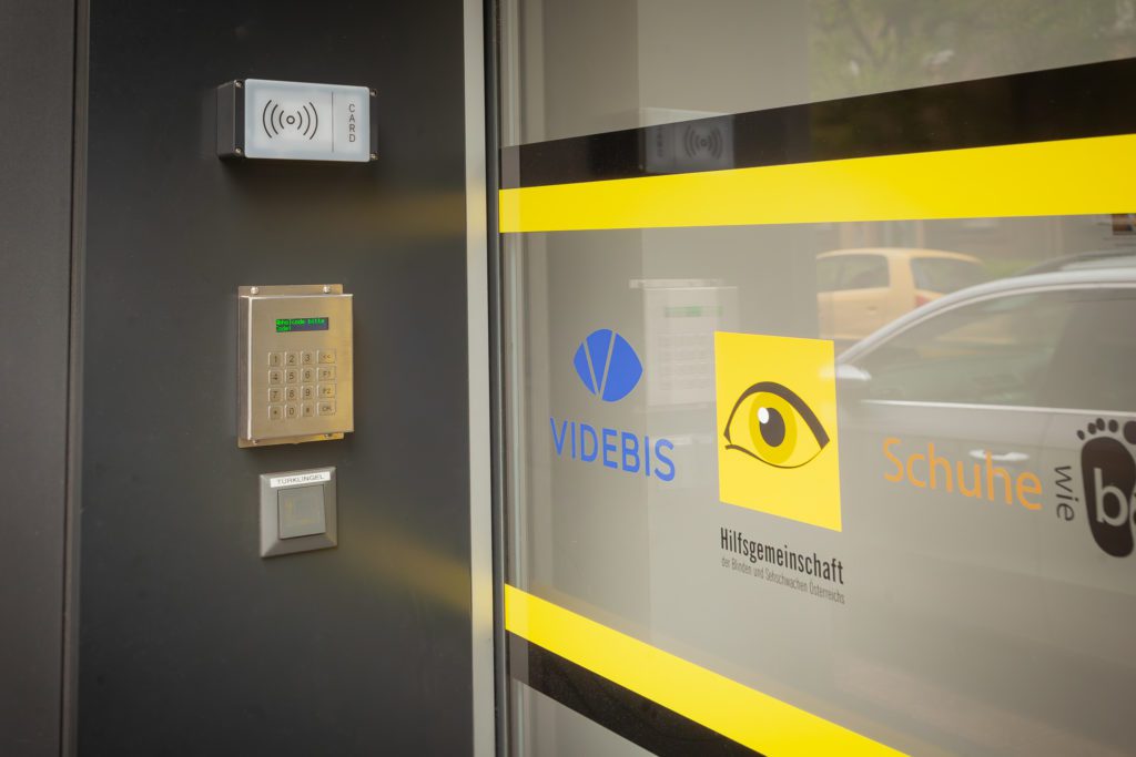 Keypad opens access to the system